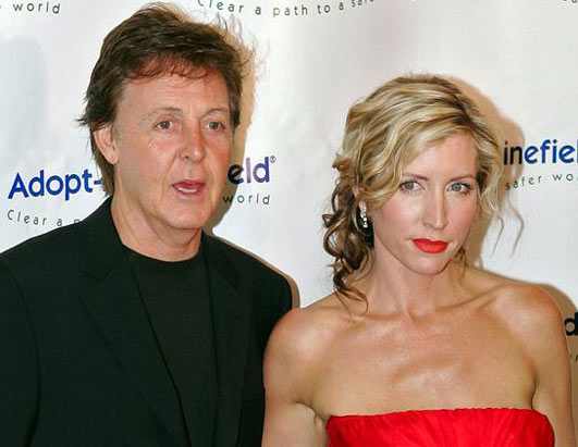 Paul McCartney and Heather Mills McCartney
