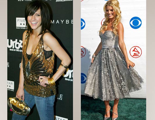 Jessica Simpson and Ashlee Simpson