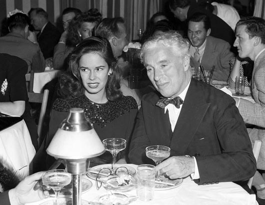 Charlie Chaplin and Oona O'Neill